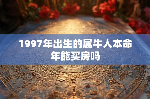 1997年出生的属牛人本命年能买房吗 1997年出生的属牛人本命年能买房吗