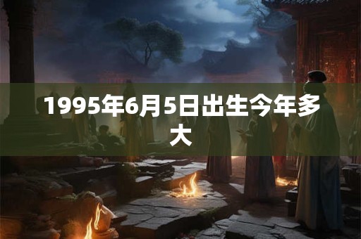 1995年6月5日出生今年多大