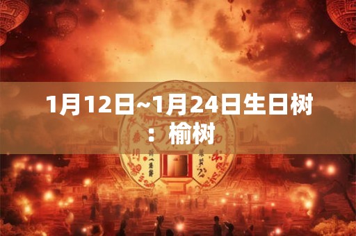 1月12日~1月24日生日树：榆树