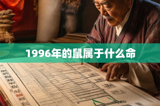 1996年的鼠属于什么命