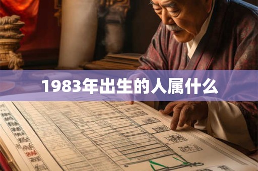1983年出生的人属什么