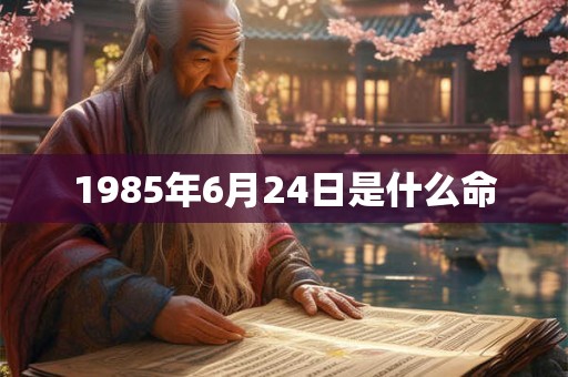 1985年6月24日是什么命