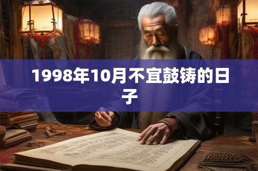 1998年10月不宜鼓铸的日子