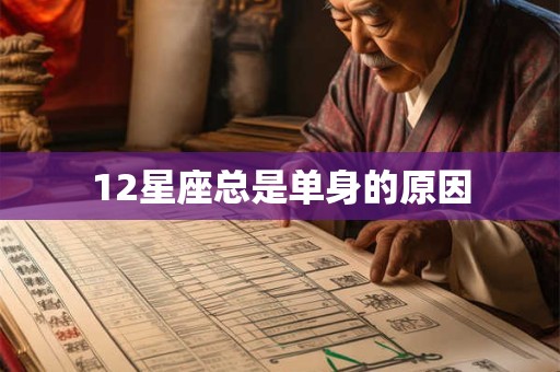 12星座总是单身的原因