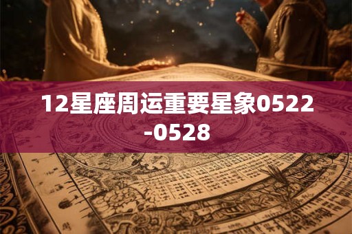 12星座周运重要星象0522-0528