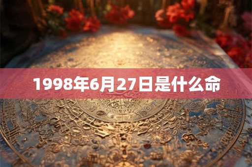 1998年6月27日是什么命