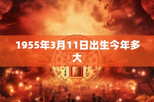 1955年3月11日出生今年多大