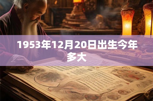1953年12月20日出生今年多大