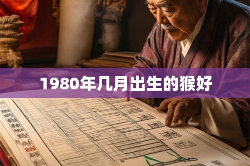 1980年几月出生的猴好