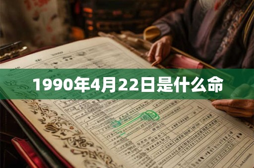 1990年4月22日是什么命