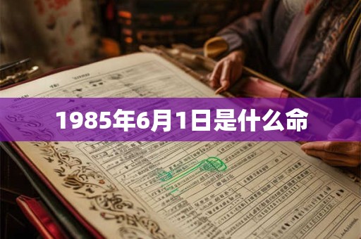1985年6月1日是什么命