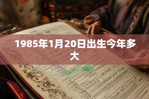 1985年1月20日出生今年多大