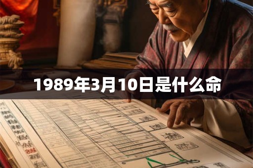 1989年3月10日是什么命
