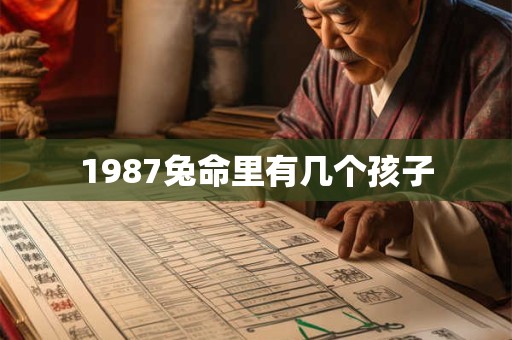 1987兔命里有几个孩子
