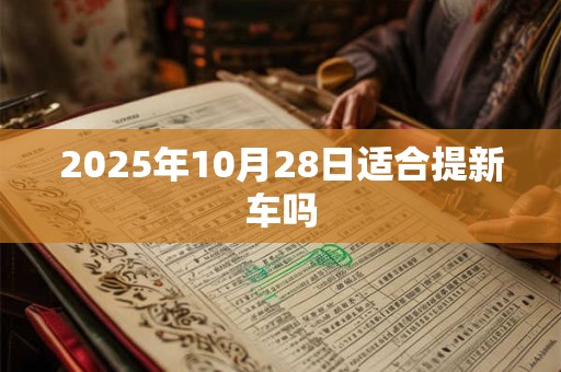 2025年10月28日适合提新车吗