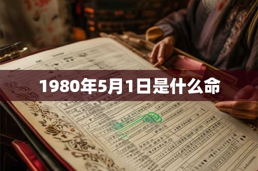 1980年5月1日是什么命