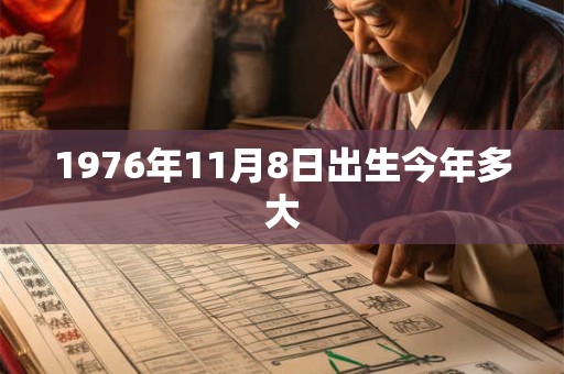 1976年11月8日出生今年多大