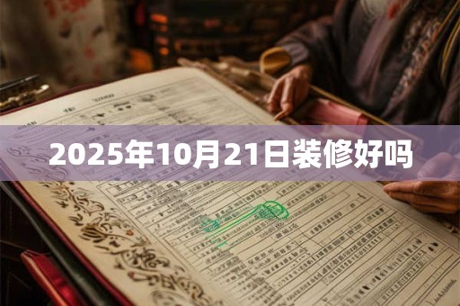 2025年10月21日装修好吗