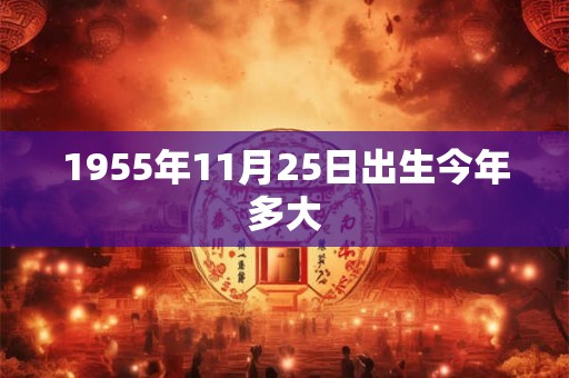 1955年11月25日出生今年多大