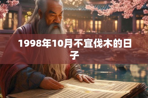1998年10月不宜伐木的日子