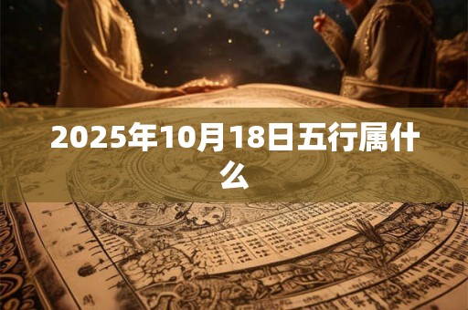 2025年10月18日五行属什么