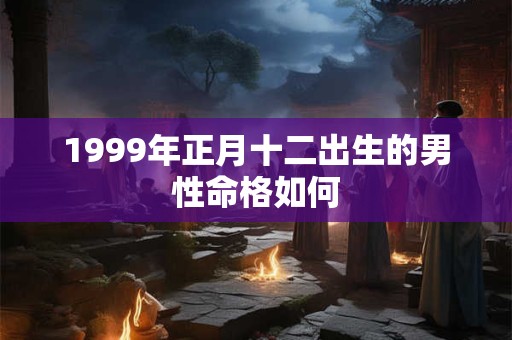 1999年正月十二出生的男性命格如何