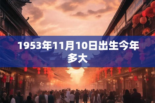 1953年11月10日出生今年多大
