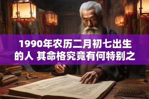 1990年农历二月初七出生的人 其命格究竟有何特别之处