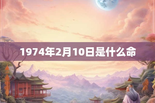 1974年2月10日是什么命
