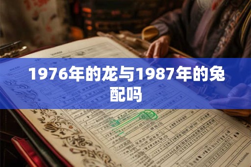 1976年的龙与1987年的兔配吗