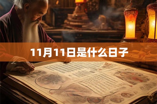 11月11日是什么日子