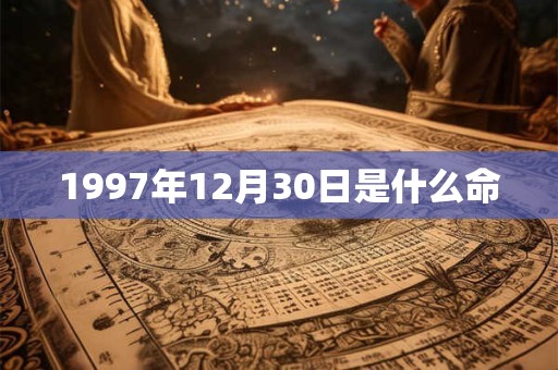 1997年12月30日是什么命