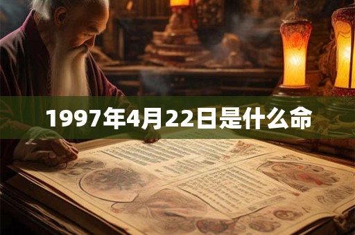 1997年4月22日是什么命