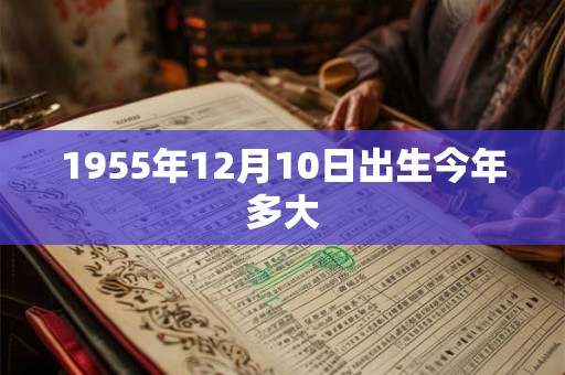 1955年12月10日出生今年多大