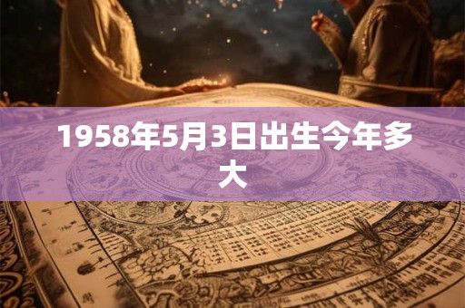 1958年5月3日出生今年多大