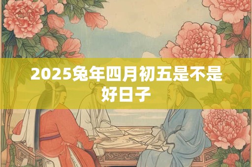 2025兔年四月初五是不是好日子