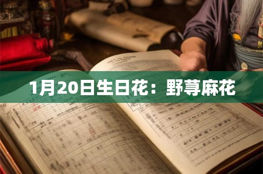1月20日生日花：野荨麻花