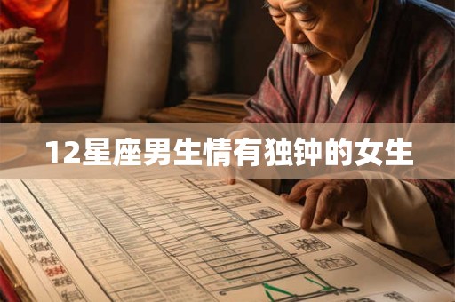 12星座男生情有独钟的女生