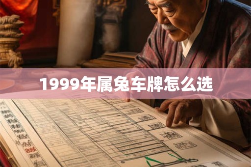 1999年属兔车牌怎么选