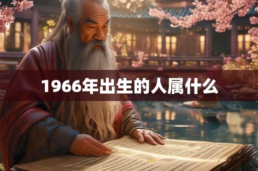 1966年出生的人属什么