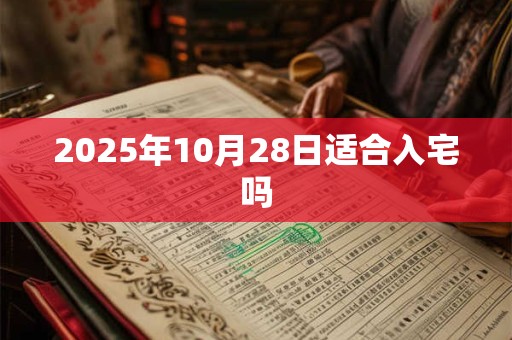 2025年10月28日适合入宅吗