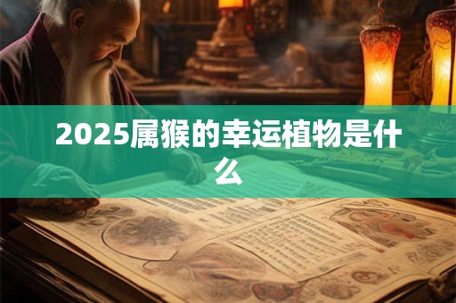 2025属猴的幸运植物是什么