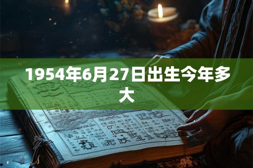 1954年6月27日出生今年多大