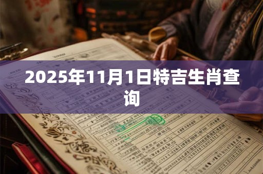 2025年11月1日特吉生肖查询