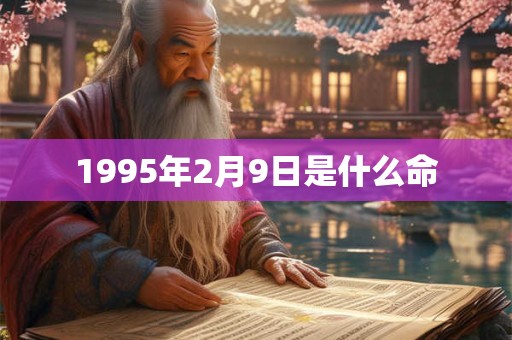 1995年2月9日是什么命