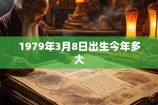1979年3月8日出生今年多大