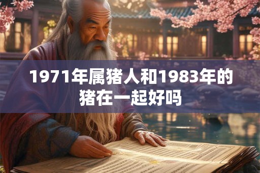 1971年属猪人和1983年的猪在一起好吗
