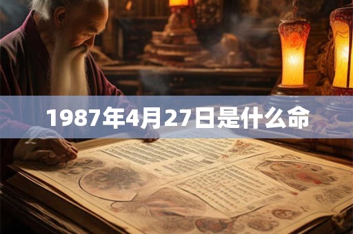 1987年4月27日是什么命