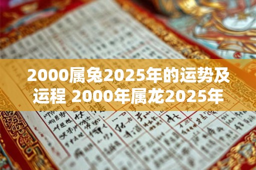 2000属兔2026年的运势及运程 2000年属龙2026年运势及运程 2000属兔2026年的运势及运程 2000年属龙2026年运势及运程
