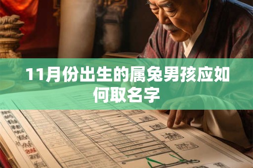 11月份出生的属兔男孩应如何取名字